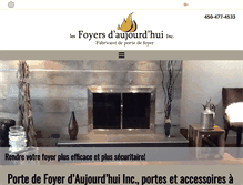 Tablet Screenshot of portedefoyer.com